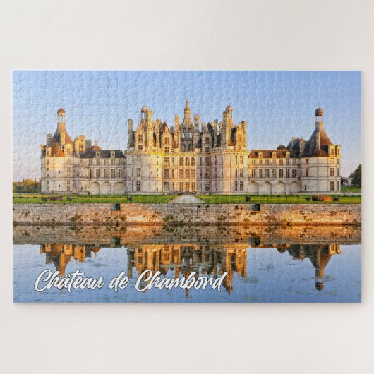 Kasteel de Chambord, Chambord, Frankrijk Legpuzzel (Horizontaal)