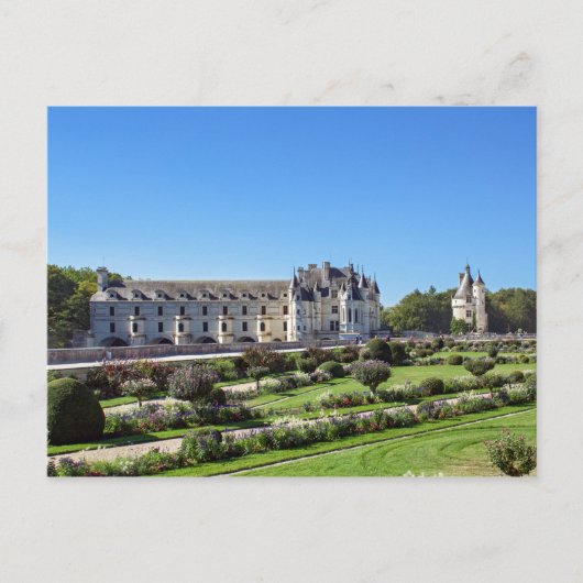 Kasteel de Chenonceau in de Loirevallei - Frankrij Briefkaart (Voorkant)