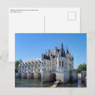 Kasteel de Chenonceau in de Loirevallei - Frankrij Briefkaart