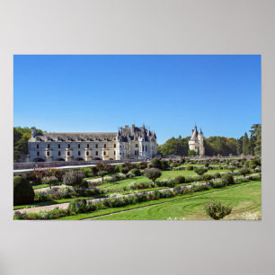 Kasteel de Chenonceau in de Loirevallei - Frankrij Poster