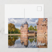 Kasteel De Haar, Utrecht, Nederland Briefkaart (Voorkant / Achterkant)