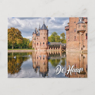 Kasteel De Haar, Utrecht, Nederland Briefkaart
