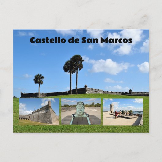 Kasteel de San Marcos Feestdagenkaart (Voorkant)