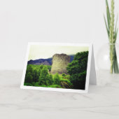 Kasteel Dolbadarn in Noord-Wales Kaart (Voorkant)