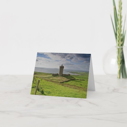Kasteel Doolin Ierland. foto Kaart (Voorkant)