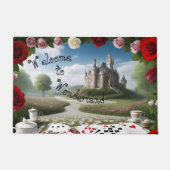 Kasteel door het Wonderland Portal Deurmat (Voorkant)