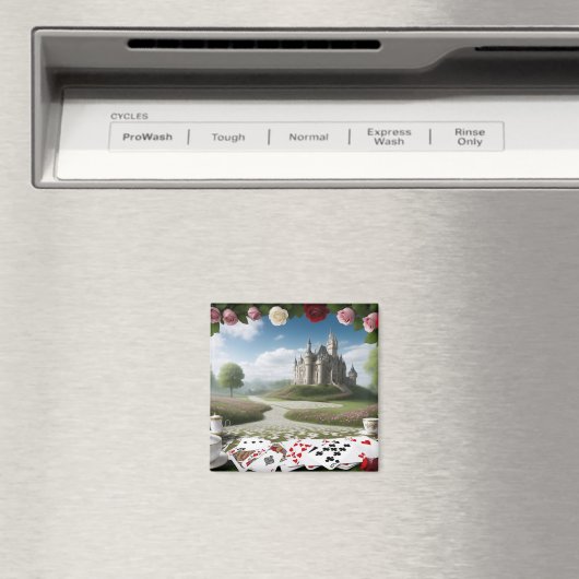 Kasteel door het Wonderland Portal Magneet (Insitu (Vaatwasser))