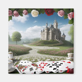 Kasteel door het Wonderland Portal Magneet (Voorkant)