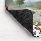 Kasteel door het Wonderland Portal Muismat (Hoek)