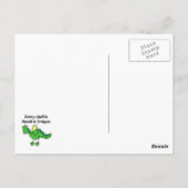 Kasteel Draak Briefkaart (Achterkant)