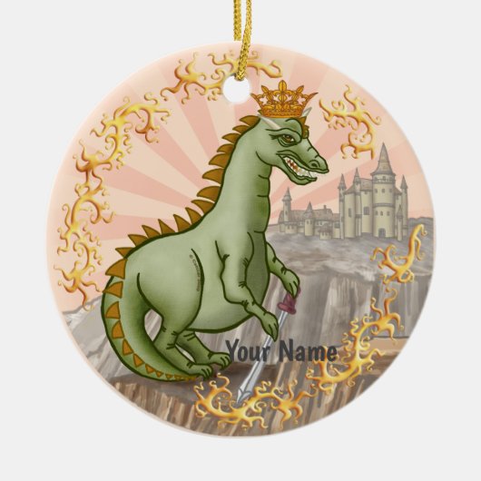 Kasteel Draak ornament (Voorkant)