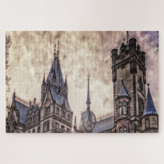 Kasteel Drachenburg Duitsland. Legpuzzel (Horizontaal)