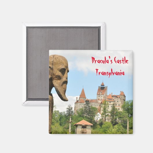 Kasteel Dracula in Bran, Brasov, Transsylvanië Magneet (Voorkant / Achterkant)