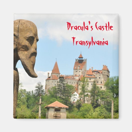 Kasteel Dracula in Bran, Brasov, Transsylvanië Magneet (Voorkant)