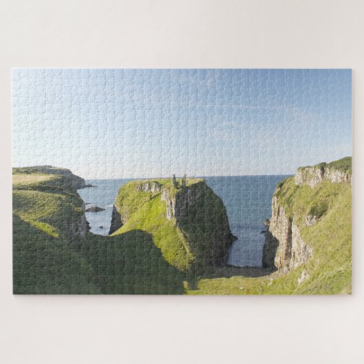 Kasteel Dunseverick Antrim Ierland Legpuzzel (Horizontaal)