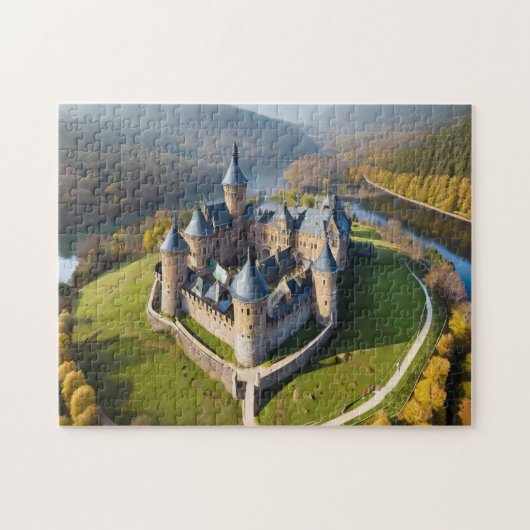Kasteel Easy Brain Art Puzzel Foto Puzzels Interne (Horizontaal)