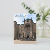 kasteel edinburgh steen briefkaart (Staand voorkant)
