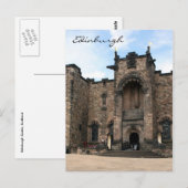 kasteel edinburgh steen briefkaart (Voorkant / Achterkant)