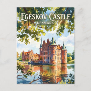 Kasteel Egeskov Denemarken Briefkaart