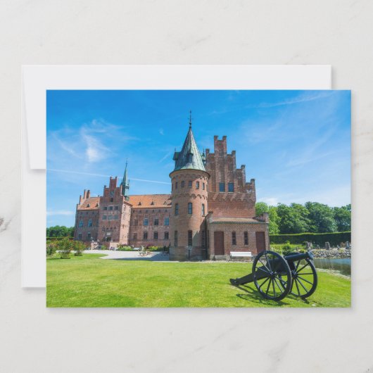 Kasteel Egeskov panorama Bedankkaart (Voorkant)