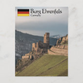 Kasteel Ehrenfels Duitsland Briefkaart (Voorkant)