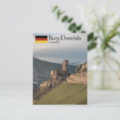 Kasteel Ehrenfels Duitsland Briefkaart (Staand voorkant)