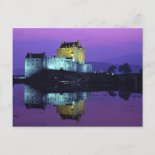 Kasteel Eilean Donan, Hooglanden, Schotland 4 Briefkaart