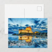 Kasteel Eilean Donan, Hooglanden, Schotland Briefkaart (Voorkant / Achterkant)