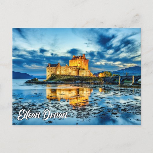 Kasteel Eilean Donan, Hooglanden, Schotland Briefkaart (Voorkant)