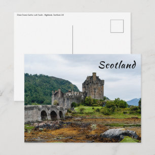 Kasteel Eilean Donan, Loch Duich - Schotland, VK Briefkaart