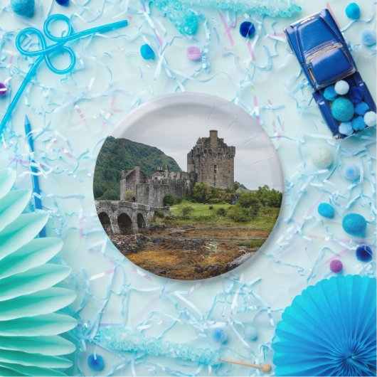 Kasteel Eilean Donan, Loch Duich - Schotland, VK Papieren Bordje (Feest)