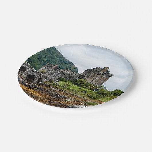 Kasteel Eilean Donan, Loch Duich - Schotland, VK Papieren Bordje (Gekanteld)