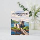 Kasteel Eilean Donan Schotland Briefkaart (Staand voorkant)