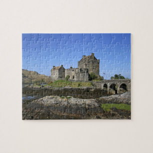 Kasteel Eilean Donan, Schotland. De beroemde Eilea Legpuzzel