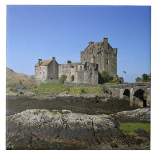Kasteel Eilean Donan, Schotland. De beroemde Eilea Tegeltje