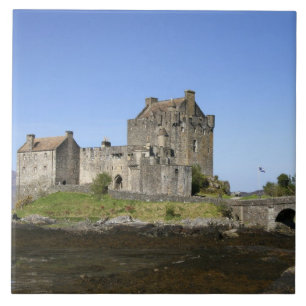 Kasteel Eilean Donan, Schotland. De beroemde Eilea Tegeltje