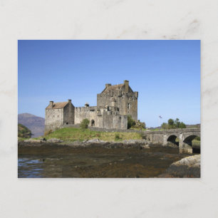 Kasteel Eilean Donan, Schotland. Het beroemde Eile Briefkaart