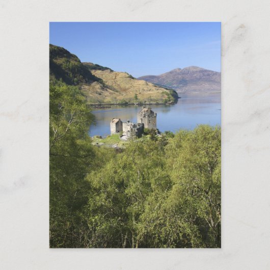 Kasteel Eilean Donan, Schotland. Het beroemde Eile Briefkaart (Voorkant)