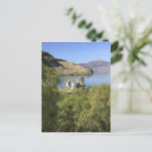 Kasteel Eilean Donan, Schotland. Het beroemde Eile Briefkaart (Staand voorkant)