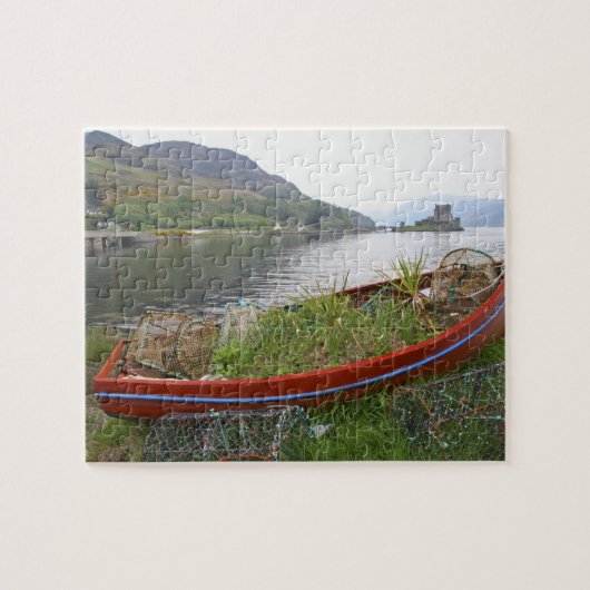 Kasteel Eilean Donan, Schotland. Het beroemde Eile Legpuzzel (Horizontaal)