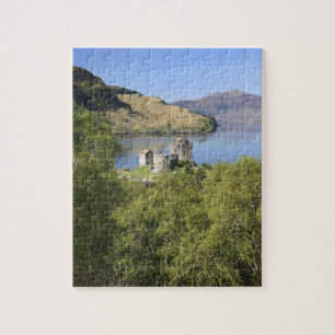 Kasteel Eilean Donan, Schotland. Het beroemde Eile Legpuzzel