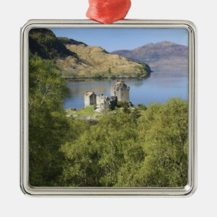 Kasteel Eilean Donan, Schotland. Het beroemde Eile Metalen Ornament