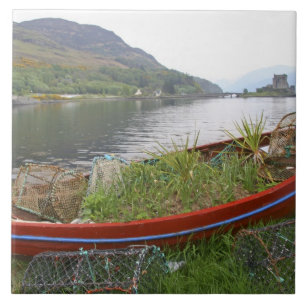 Kasteel Eilean Donan, Schotland. Het beroemde Eile Tegeltje