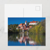 Kasteel en abdij aan de rivier briefkaart (Voorkant / Achterkant)