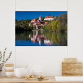 Kasteel en abdij aan de rivier poster (Keuken)