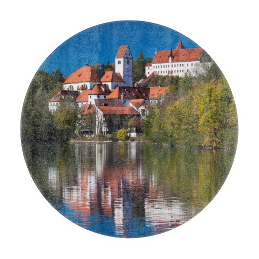 Kasteel en Abdij aan de rivier Snijplank (Voorkant)