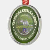 Kasteel en abdij van Kylemore (RD) Metalen Ornament (Links)