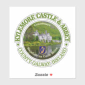 Kasteel en abdij van Kylemore (RD) Sticker (Vel)