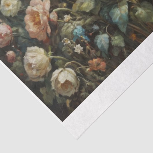 Kasteel en Bloemen 2design -Decoupage- Tissuepapier (Detail)