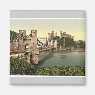 Kasteel en hangbrug, Conway (d.w.z. Conwy), Magneet
